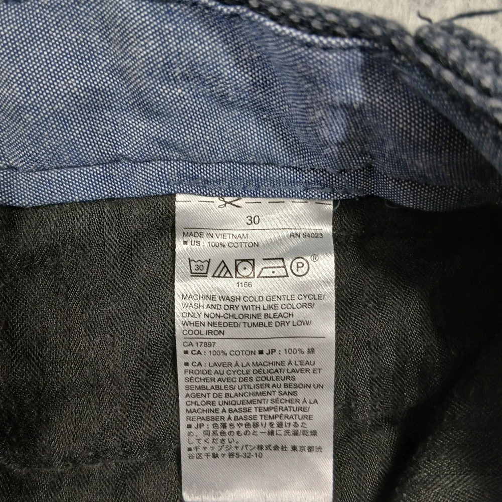 Banana Republic Men's 30 Emerson‎ Short Gray Textured Chino Flat Front